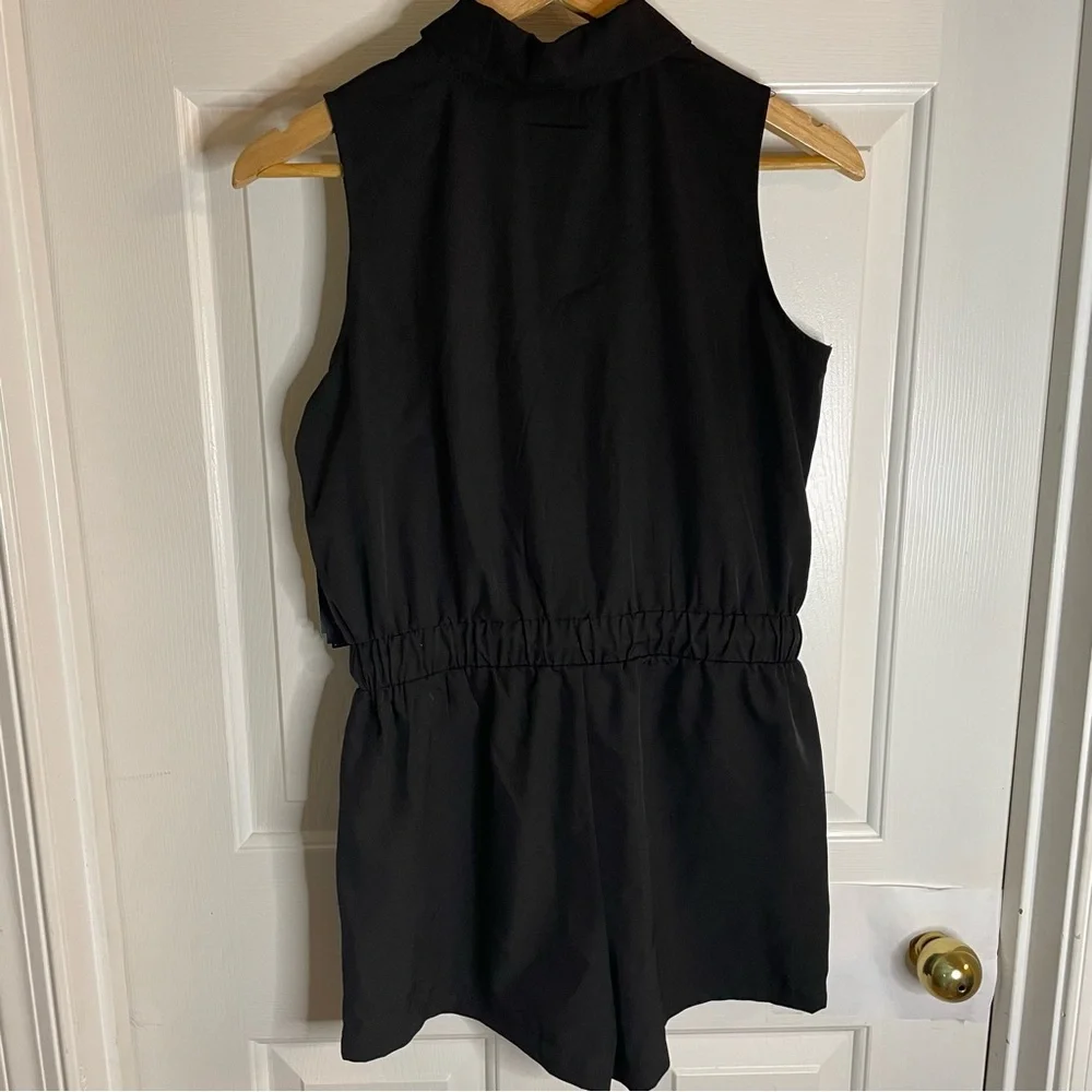 NEW Justice Black and Yellow Pac-Man Romper Size XL 16-18